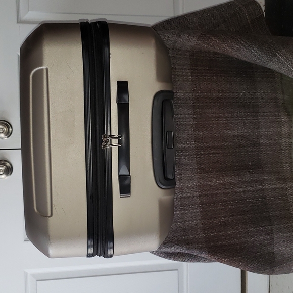 💘 32" DOCKERS EXPANDABLE ROLLING WHEELED HARD CASE SPINNER TRAVEL LUGGAGE LARGE - Picture 7 of 11